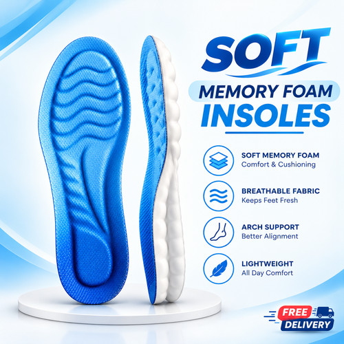Memory foam insoles for - foam, shoes