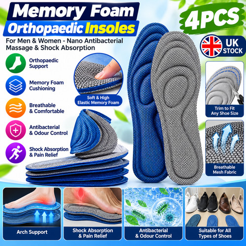 Memory foam orthopedic insoles - orthopedic,