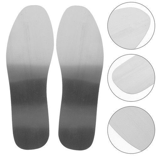 Stainless steel shoe insoles - shoe,