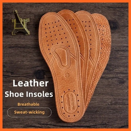 Pair genuine leather insoles - pair,