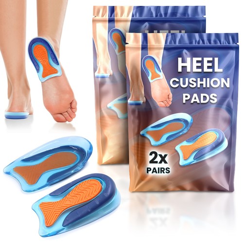 Gel heel pads inserts shoe - pads,