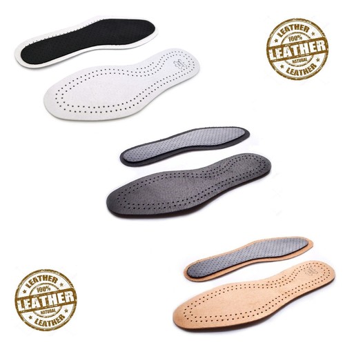 Leather shoe insoles - leather,