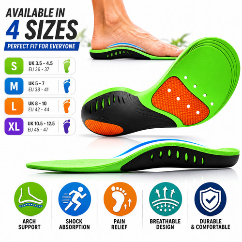 Orthotic insoles arch support - orthotic,
