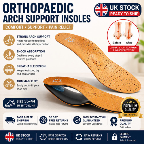 Leather orthopedic insoles - orthopedic,