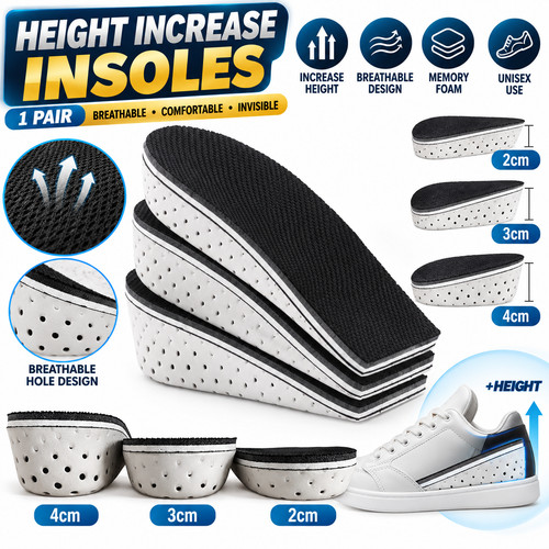 Height increase insoles - insoles, men
