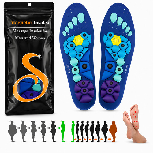 Magnetic acupressure shoe - acupressure,
