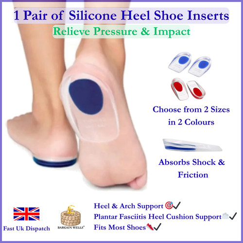 Heel shoe insert insoles gel - heel,